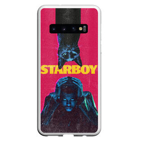 Чехол для Samsung Galaxy S10 с принтом STARBOY , Силикон | Область печати: задняя сторона чехла, без боковых панелей | blinding lights | heartless | starboy | the weekend | уикенд