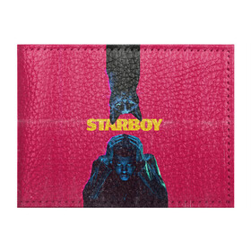 Обложка для студенческого билета с принтом STARBOY , натуральная кожа | Размер: 11*8 см; Печать на всей внешней стороне | blinding lights | heartless | starboy | the weekend | уикенд