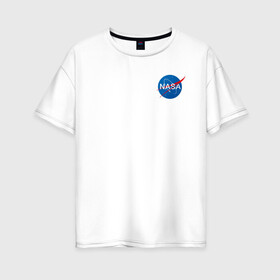 Женская футболка хлопок Oversize с принтом NASA , 100% хлопок | свободный крой, круглый ворот, спущенный рукав, длина до линии бедер
 | galaxy | maven | nasa | space | space company | star | астрономия | галактика | джемини | дискавери | звезды | космическая компания | космос | кьюриос | меркурий | наса | скайлэб | спейс шаттл | шаттл