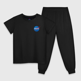 Детская пижама хлопок с принтом NASA , 100% хлопок |  брюки и футболка прямого кроя, без карманов, на брюках мягкая резинка на поясе и по низу штанин
 | galaxy | maven | nasa | space | space company | star | астрономия | галактика | джемини | дискавери | звезды | космическая компания | космос | кьюриос | меркурий | наса | скайлэб | спейс шаттл | шаттл