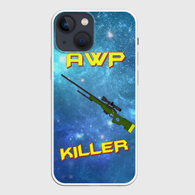 Чехол для iPhone 13 mini с принтом AWP killer ,  |  | awp | counter strike | counter strike global offensive | counter strike go | cs | cs go | killer | sniper | авп | контра | кс | кс го | снайпер | снайперская винтовка