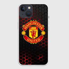 Чехол для iPhone 13 с принтом МАНЧЕСТЕР ЮНАЙТЕД | FCMU | MANCHESTER UNITED ,  |  | fc | fcmu | football | football club | manchester united | red devils | sport | красные дьяволы | манчестер юнайтед | спорт | фк | фкмю | футбол | футбольный клуб