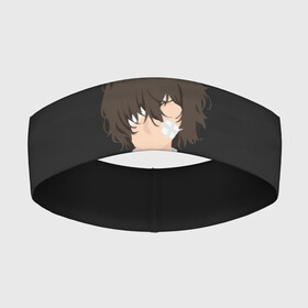 Повязка на голову 3D с принтом Osamu Dazai ,  |  | bungou | dazai | dogs | osamu | stray | асаму | бродячие псы | бродячих | дадзай | дазай | литературные гении | осаму | проза | псов