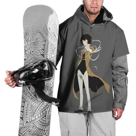 Накидка на куртку 3D с принтом Osamu Dazai , 100% полиэстер |  | Тематика изображения на принте: bungou | dazai | dogs | osamu | stray | асаму | бродячие псы | бродячих | дадзай | дазай | литературные гении | осаму | проза | псов