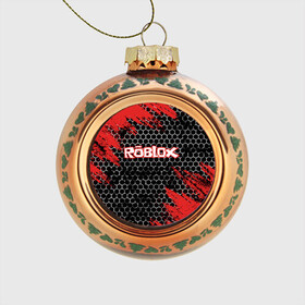 Стеклянный ёлочный шар с принтом ROBLOX , Стекло | Диаметр: 80 мм | roblox | игра | компьютерная игра | логотип | онлайн | онлайн игра | роблакс | роблокс