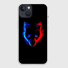 Чехол для iPhone 13 с принтом Волк ,  |  | Тематика изображения на принте: animal | art | dog | fire | wolf | арт | взгляд | волк | волки | глаза | голова | животное | животные | зверь | лес | огонь | охота | охотник | парню | прикольная | природа | серый | собака | хищник