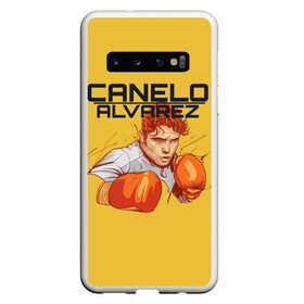 Чехол для Samsung Galaxy S10 с принтом Canelo Alvarez , Силикон | Область печати: задняя сторона чехла, без боковых панелей | 