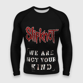 Мужской рашгард 3D с принтом SLIPKNOT WANYK ,  |  | Тематика изображения на принте: music | rock | slipknot | рок | слипнот