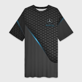 Платье-футболка 3D с принтом Mercedes AMG ,  |  | amg | benz | cars | drive | mercedes | supercars | амг | бенц | гелендваген | гонки | мерин | мерс | мерседес | обзор | скорость | форма