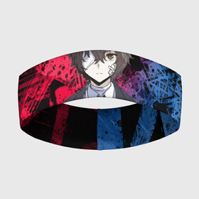 Повязка на голову 3D с принтом BSD logo ,  |  | anime | bungou | bungou stray dogs | dogs | stray | аниме | бродячий пес | великий из бродячих псов | манга