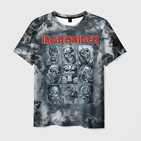 Мужская футболка 3D с принтом Iron Maiden , 100% полиэфир | прямой крой, круглый вырез горловины, длина до линии бедер | 80s | hardrock | heavy | iron | maiden | metal | pop | steve harris | the final frontier | uk | айрон | группа | железная дева | метал | мэйден | хеви