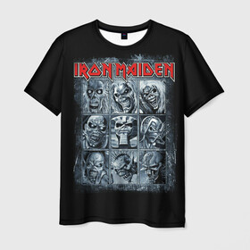 Мужская футболка 3D с принтом Iron Maiden , 100% полиэфир | прямой крой, круглый вырез горловины, длина до линии бедер | 80s | hardrock | heavy | iron | maiden | metal | pop | steve harris | the final frontier | uk | айрон | группа | железная дева | метал | мэйден | хеви