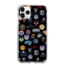 Чехол для iPhone 11 Pro Max матовый с принтом NBA Pattern , Силикон |  | basketball | boston celtics | brooklyn nets | nba | new york knicks | philadel | toronto raptors | баскетбол | бостон селтикс | бруклин нетс | нба | нью йорк никс | спорт | торонто рэпторс | филадельфия 76ерс