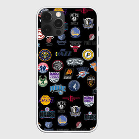 Чехол для iPhone 12 Pro Max с принтом NBA Pattern , Силикон |  | Тематика изображения на принте: basketball | boston celtics | brooklyn nets | nba | new york knicks | philadel | toronto raptors | баскетбол | бостон селтикс | бруклин нетс | нба | нью йорк никс | спорт | торонто рэпторс | филадельфия 76ерс