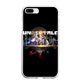 Чехол для iPhone 7Plus/8 Plus матовый с принтом Undertale , Силикон | Область печати: задняя сторона чехла, без боковых панелей | asriel dreemurr | chara | frisk | sans | undertale | азриэль дримурр | андертейл | андрайн | гастер | меттатон | санс | фриск | чара