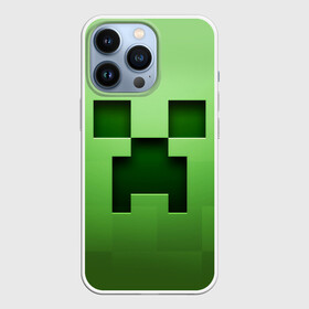 Чехол для iPhone 13 Pro с принтом MINECRAFT ,  |  | block | creeper | cube | minecraft | pixel | блок | геометрия | крафт | крипер | кубики | майнкрафт | пиксели