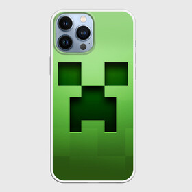 Чехол для iPhone 13 Pro Max с принтом MINECRAFT ,  |  | Тематика изображения на принте: block | creeper | cube | minecraft | pixel | блок | геометрия | крафт | крипер | кубики | майнкрафт | пиксели