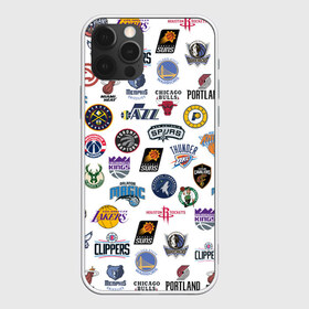 Чехол для iPhone 12 Pro Max с принтом NBA Pattern , Силикон |  | basketball | boston celtics | brooklyn nets | nba | new york knicks | philadel | toronto raptors | баскетбол | бостон селтикс | бруклин нетс | нба | нью йорк никс | спорт | торонто рэпторс | филадельфия 76ерс