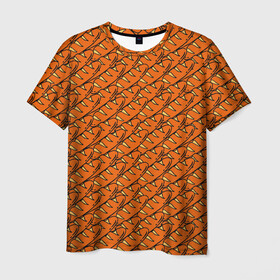 Мужская футболка 3D с принтом Хлебушек , 100% полиэфир | прямой крой, круглый вырез горловины, длина до линии бедер | Тематика изображения на принте: bread | food | багет | батон | еда | паттерн | текстуры | хлеб
