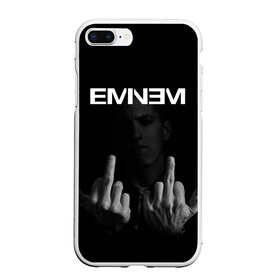 Чехол для iPhone 7Plus/8 Plus матовый с принтом EMINEM , Силикон | Область печати: задняя сторона чехла, без боковых панелей | america | eminem | rap | slim shady | usa | америка | зарубежный реп | реп | сша | эминем