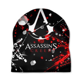 Шапка 3D с принтом ASSASSINS CREED. , 100% полиэстер | универсальный размер, печать по всей поверхности изделия | slayer | асасин | ассасин крид | ассассин | тамплиеры