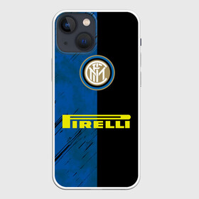 Чехол для iPhone 13 mini с принтом Интер ,  |  | Тематика изображения на принте: inter | pirelli | интер | италия | миланский клуб | фанат | футбол