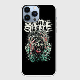 Чехол для iPhone 13 Pro Max с принтом suicide silence ,  |  | Тематика изображения на принте: black | blackmetal | burzum | punk | rock | suicide silence