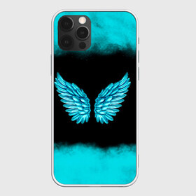 Чехол для iPhone 12 Pro Max с принтом Крылья Ангела , Силикон |  | angel | neon | ангел | дым | космос | крылья | небо | неон | неоновый | облака | перья | птица | свет | текстура | туман | яркий