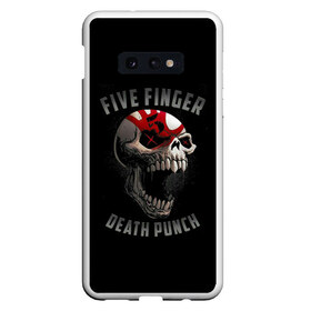 Чехол для Samsung S10E с принтом Five Finger Death Punch , Силикон | Область печати: задняя сторона чехла, без боковых панелей | 5fdp | death | ffdp | finger | five | five finger death punch | punch | грув метал