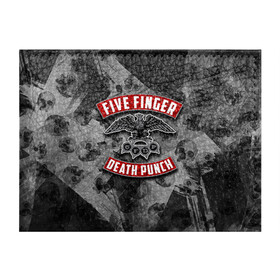 Обложка для студенческого билета с принтом Five Finger Death Punch , натуральная кожа | Размер: 11*8 см; Печать на всей внешней стороне | 5fdp | death | ffdp | finger | five | five finger death punch | punch | грув метал