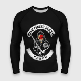 Мужской рашгард 3D с принтом Five Finger Death Punch ,  |  | 5fdp | death | ffdp | finger | five | five finger death punch | punch | грув метал