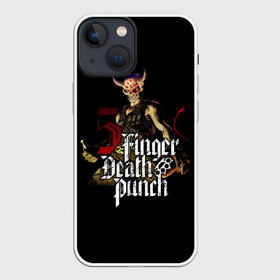 Чехол для iPhone 13 mini с принтом Five Finger Death Punch ,  |  | 5fdp | death | ffdp | finger | five | five finger death punch | punch | грув метал