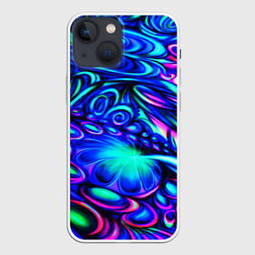 Чехол для iPhone 13 mini с принтом PSY NEON ,  |  | abstract | abstraction | color | fractal | geometry | paitnt | polygon | polygonal | psy | абстракция | геометрия | краски | неоновые | полигоны | психоделика | фрактал