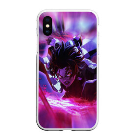 Чехол для iPhone XS Max матовый с принтом KIMETSU NO YAIBA , Силикон | Область печати: задняя сторона чехла, без боковых панелей | demon slayer | kimetsu no yaiba | nezuko | shinobu | slayer | tanjiro | zenitsu | гию томиока | зенитцу | иноске хашибира | клинок рассекающий демонов | незуко | танджиро | шинобу кочо