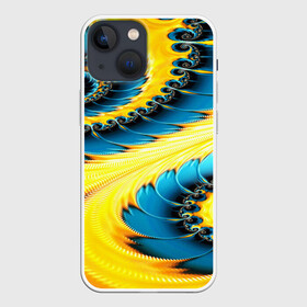 Чехол для iPhone 13 mini с принтом ABSTRACT EXCLUSIVE ,  |  | abstract | abstraction | color | fractal | geometry | paitnt | polygon | polygonal | psy | абстракция | геометрия | краски | неоновые | полигоны | психоделика | фрактал