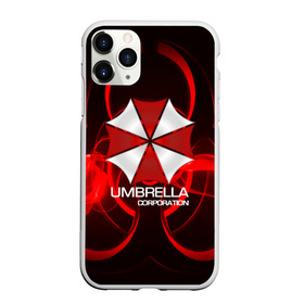 Чехол для iPhone 11 Pro матовый с принтом Umbrella Corp , Силикон |  | biohazard | biohazard 7 | crocodile | fang | game | hand | monster | new umbrella | resident evil | resident evil 7 | umbrella | umbrella corp | umbrella corporation | zombie | обитель