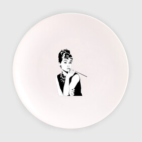 Тарелка с принтом Одри Хепберн(хлопок) , фарфор | диаметр - 210 мм
диаметр для нанесения принта - 120 мм | 8 марта | актриса | девушка | завтрак у тиффани | красивая | любимая | одри хепберн | подарок | сабрина | танцовщица