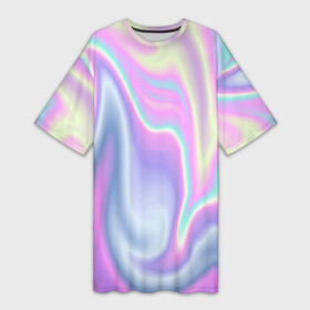 Платье-футболка 3D с принтом Vaporwave ,  |  | abstraction | vaporwave | абстракция | узор