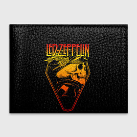 Обложка для студенческого билета с принтом Led Zeppelin , натуральная кожа | Размер: 11*8 см; Печать на всей внешней стороне | john paul jones | music | блюз | джимми пейдж | джон пол джонс | метал | роберт плант | рок | фолк | хард | хеви