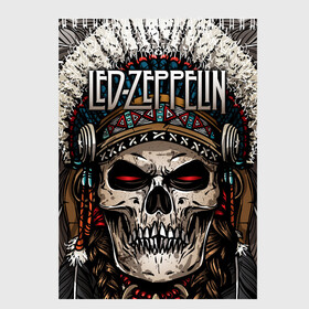 Скетчбук с принтом Led Zeppelin , 100% бумага
 | 48 листов, плотность листов — 100 г/м2, плотность картонной обложки — 250 г/м2. Листы скреплены сверху удобной пружинной спиралью | john paul jones | music | блюз | джимми пейдж | джон пол джонс | метал | роберт плант | рок | фолк | хард | хеви