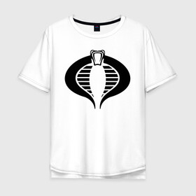 Мужская футболка хлопок Oversize с принтом Кобра , 100% хлопок | свободный крой, круглый ворот, “спинка” длиннее передней части | animals | cm punk | cobra | snake | животные | змея | кобра | см панк