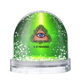 Снежный шар с принтом Всевидящее око , Пластик | Изображение внутри шара печатается на глянцевой фотобумаге с двух сторон | всевидящее око | глаз | за тобой наблюдают | заговор | зрачок | креатив | листва | листья | масон | масоны | наблюдение | сговор | треугольник