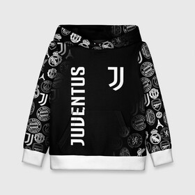 Детская толстовка 3D с принтом JUVENTUS | ЮВЕНТУС (Z) , 100% полиэстер | двухслойный капюшон со шнурком для регулировки, мягкие манжеты на рукавах и по низу толстовки, спереди карман-кенгуру с мягким внутренним слоем | arsenal | bayern | bayern munchen | borussia | chelsea | fc barca | juventus | liverp | manchester city | manchester united | milan | real madrid | арсенал | бавария | барселона | боруссия | манчестер сити | манчестер