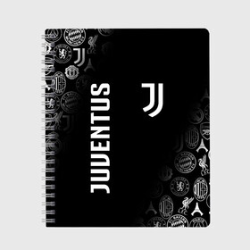 Тетрадь с принтом JUVENTUS , 100% бумага | 48 листов, плотность листов — 60 г/м2, плотность картонной обложки — 250 г/м2. Листы скреплены сбоку удобной пружинной спиралью. Уголки страниц и обложки скругленные. Цвет линий — светло-серый
 | arsenal | bayern | bayern munchen | borussia | chelsea | fc barca | juventus | liverp | manchester city | manchester united | milan | real madrid | арсенал | бавария | барселона | боруссия | манчестер сити | манчестер