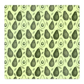 Магнитный плакат 3Х3 с принтом Авокадо паттерн , Полимерный материал с магнитным слоем | 9 деталей размером 9*9 см | avocado | pattern | vegan | vegetarian | авокадо | веган | вегетарианство | паттерн
