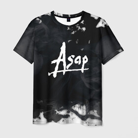 Мужская футболка 3D с принтом ASAP ROCKY , 100% полиэфир | прямой крой, круглый вырез горловины, длина до линии бедер | asap | asap rocky | hip hop | rakim mayers | асап | музыка | раким майерс | хип хоп