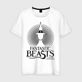 Мужская футболка хлопок с принтом Enchantress , 100% хлопок | прямой крой, круглый вырез горловины, длина до линии бедер, слегка спущенное плечо. | fantastic beasts | jacob kowalski | newt scamander | niffler | queenie | tina | vdgerir
