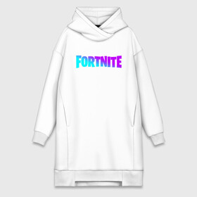 Платье-худи хлопок с принтом FORTNITE 2 ,  |  | fortnite | fortnite 2 | fortnite x | marshmello | ninja | ninja hyper streamer | ninja streamer | streamer | tyler blevins | маршмелло | ниндзя | фортнайт | фортнайт 2 | фортнайт глава 2