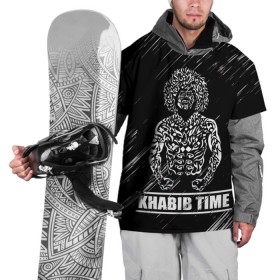 Накидка на куртку 3D с принтом KHABIB , 100% полиэстер |  | khabib | боец | борец | мма | нурмагомедов | орёл | хабиб