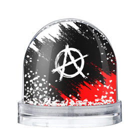 Снежный шар с принтом АНАРХИЯ , Пластик | Изображение внутри шара печатается на глянцевой фотобумаге с двух сторон | anarchy | riot | rock | анархия | бунт | знаки | музыка | панки | рок | символ